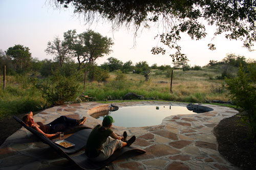 Horseback riding safari Botswana - Naledi Pool