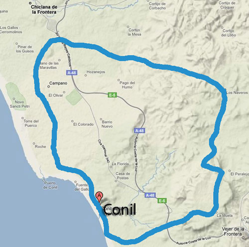 Horseback riding in Southern Spain