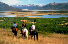 Riding in Patagonia, Argentina