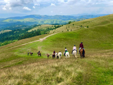 Riding in Transylvania, Romania