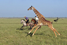 Riding in Kenya