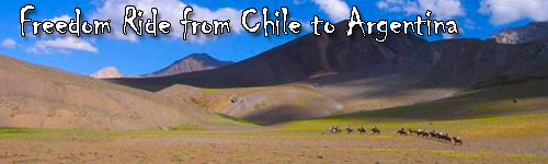 Freedom Ride from Chile to Argentina