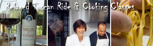 Relaxed Tuscan Ride & Cooking Classes