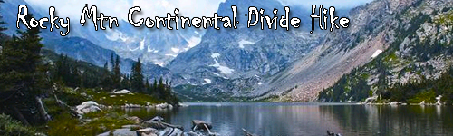 Rocky Mtn Continental Divide Hike