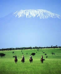 On our way to Mount Kilimanjaro