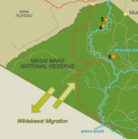Map of Masai Mara