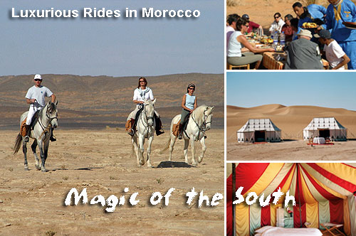 Riding tours in Morocco - Magic of the South Ride with Hidden Trails