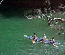 Canoeing on the Belize River