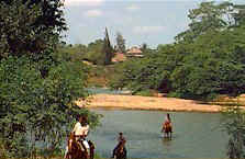 Horseback riding Tours - Macal River crossing