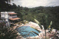 Overhead view of Hotel Casitas Eclipse in Manuel Antonio, Costa Rica