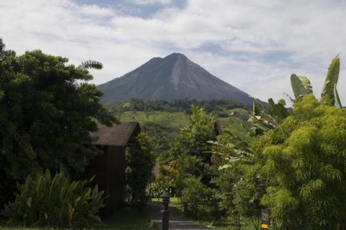 Arenal Volcano view from Arenal Paraiso