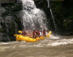 Waterfall on Pacuare River