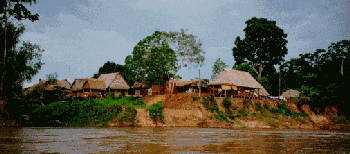 The village of Boca Manu