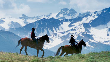 Two Riders on Potato Range