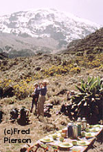 Time for rest and a snack before continuing the ascent *Photo credit-Fred Pierson