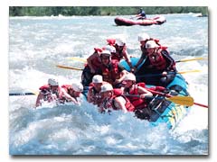 Rafting Wilderness Adventures on the Chiliwack River in BC, Canada