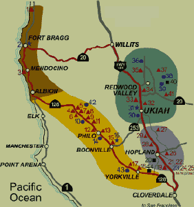 Anderson Valley Map