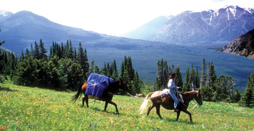 Horse riding vacations in British Columbia