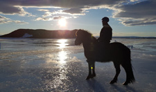 Ice Riding in Myvatn