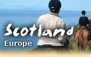 Horseback riding vacations in Scotland, East Coast