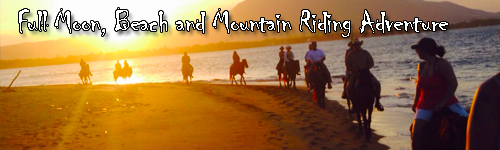 Full Moon, Beach, and Mountain Riding Adventure